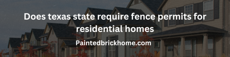 does texas state require fence permits for residential homes
