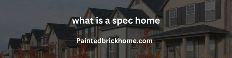 what is a spec home