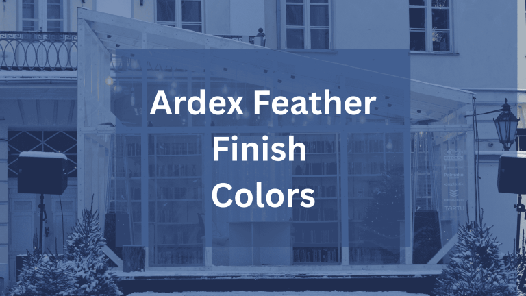 Ardex Feather Finish Colors