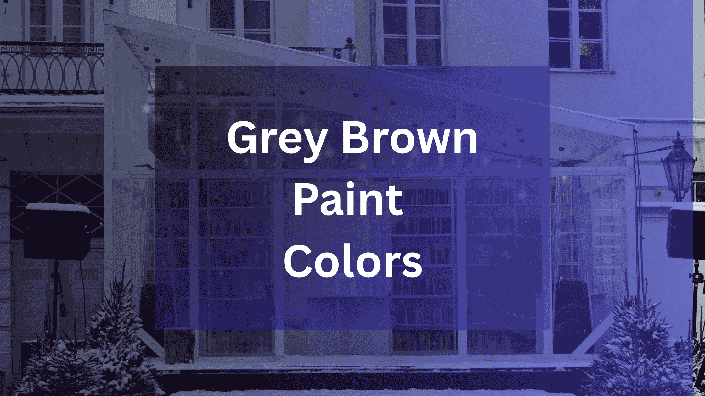 Grey Brown Paint Colors