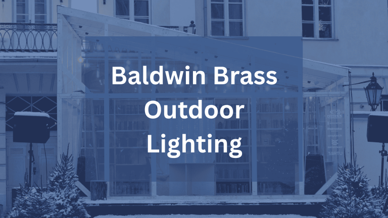 Baldwin Brass Outdoor Lighting